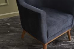 Stijlvolle En Comfortabele Wing Chair | Antraciet Fluweel | Beukenhouten Poten 13 Stijlvolle En Comfortabele Wing Chair | Antraciet Fluweel | Beukenhouten Poten -Songmics Winkel 825BLC2344 2 f76c