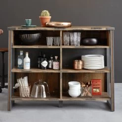 Bartafel Prime | 140 X 48 X 105 Cm | Old Wood-decor -Songmics Winkel 83107b12 2d22 45fe 97d7 c56c0e00a23f 8ebe