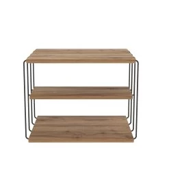 Elegante 2-Tier Bijzettafel | Atlantic Pine Zwart -Songmics Winkel 854KLN2813 20 203 dda3