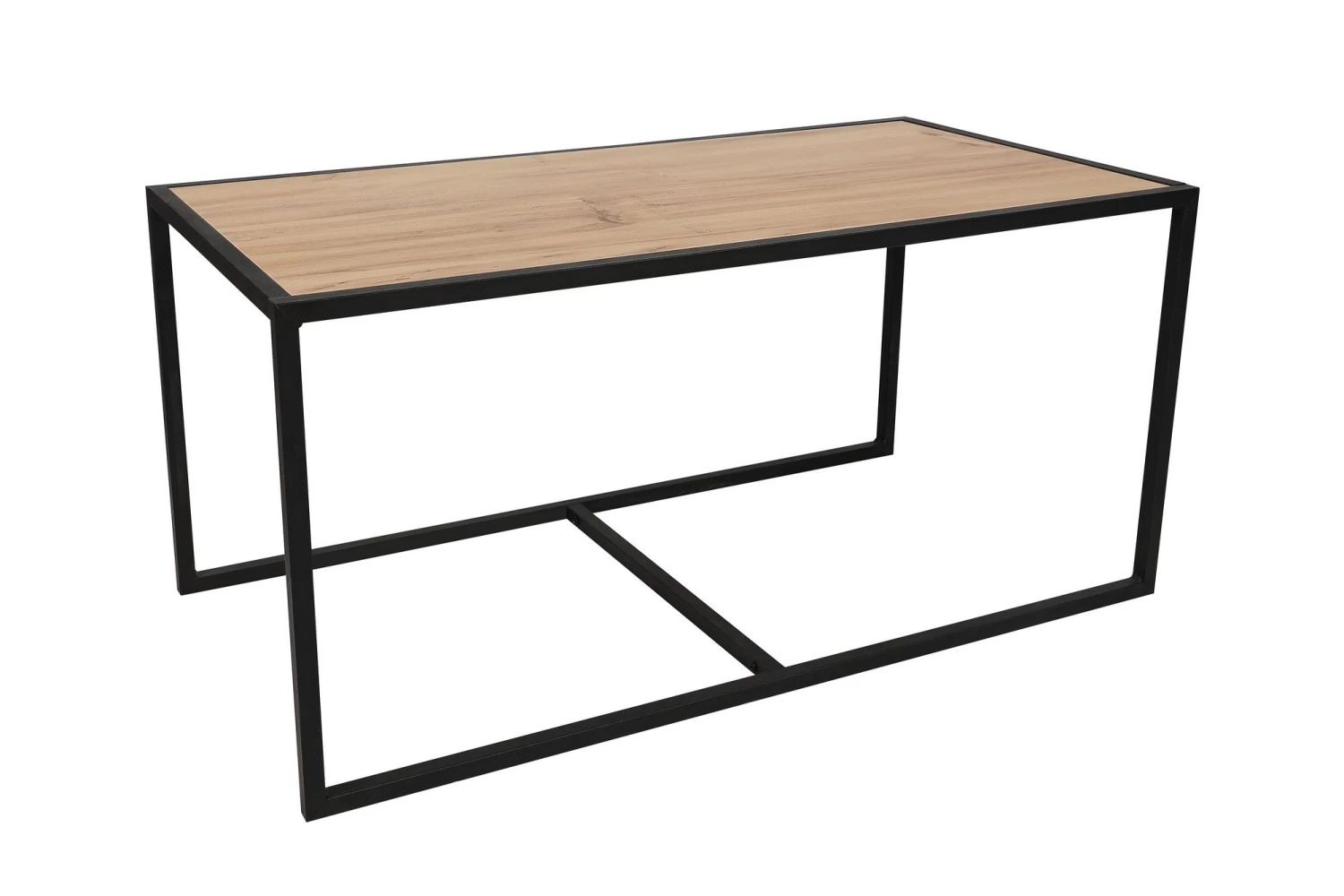 Salontafel Set | Melamine Gecoat | Metalen Poten | Eiken Zwart 7 Salontafel Set | Melamine Gecoat | Metalen Poten | Eiken Zwart - Afbeelding 5