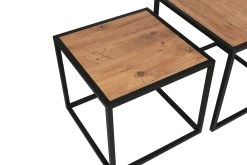 Salontafel Set | Metalen Poten | 100% Melamine Gecoat | Walnoot Zwart 23 Salontafel Set | Metalen Poten | 100% Melamine Gecoat | Walnoot Zwart -Songmics Winkel 854KLN2902 20 2011 a2df