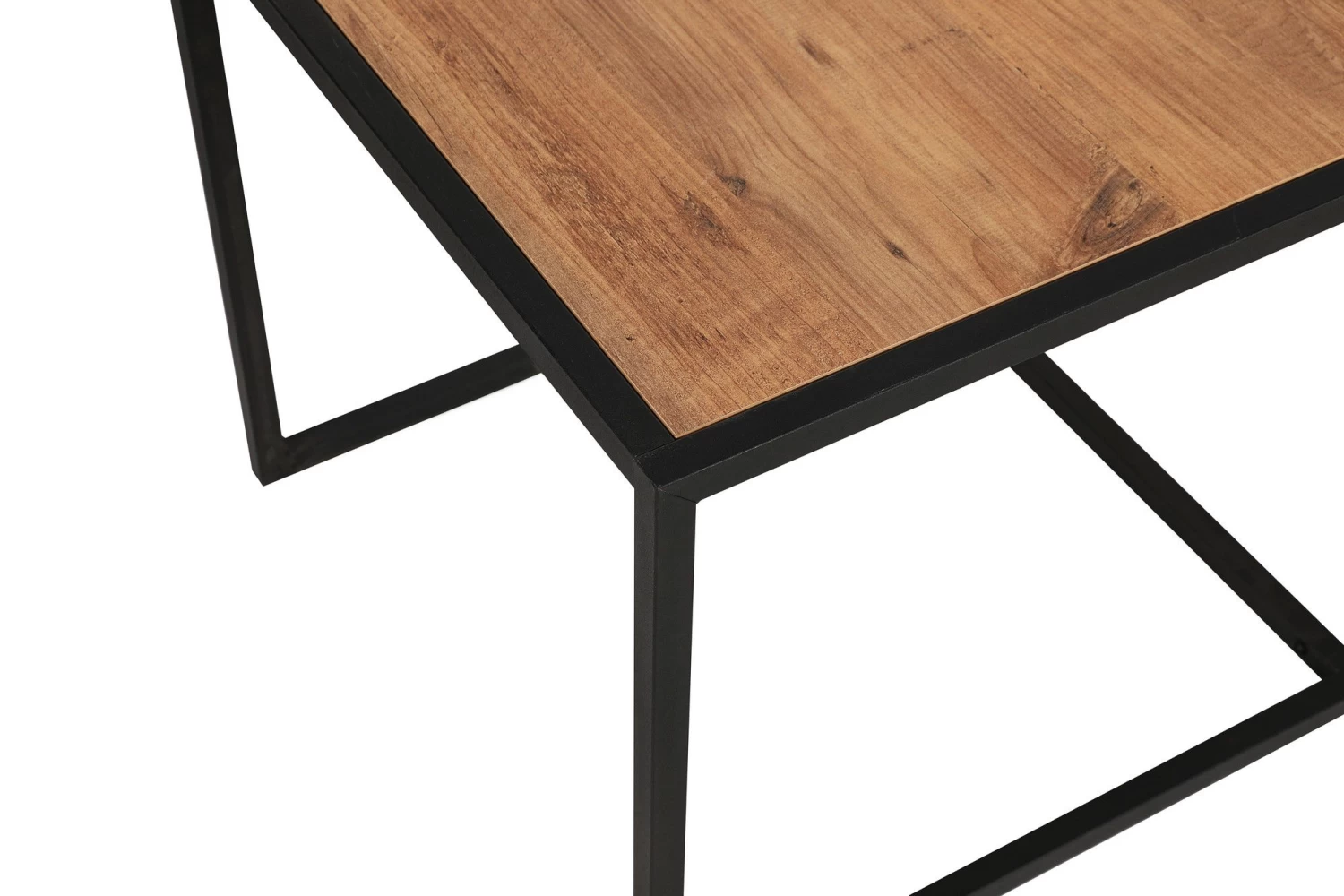 Salontafel Set | Metalen Poten | 100% Melamine Gecoat | Walnoot Zwart 5 Salontafel Set | Metalen Poten | 100% Melamine Gecoat | Walnoot Zwart - Afbeelding 3