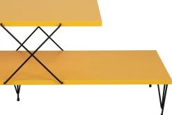 Kalune TV Stand | 18mm Dik | IJzeren Poten | 120cm Breedte | Geel -Songmics Winkel 854KLN3058 20 209 6581