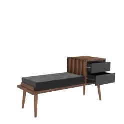 Zaalstandaard | 100% Melamine Gecoat | 30mm Dikte | Telescopische Lade | 52 DNS Schuim | Noten Antraciet -Songmics Winkel 854KLN3804 20 204 1c0b