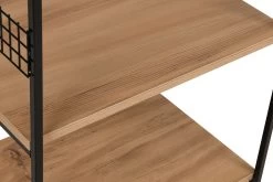 Multifunctionele Kast | 100% Melamine Gecoat | Metalen Poten | 60x124x45 Cm | Zwart Grenen -Songmics Winkel 854KLN3913 20 2011 60a5