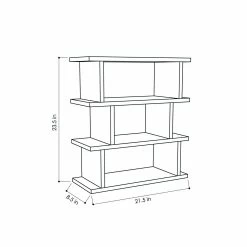 Stijlvolle 18mm Woody Fashion Eiken Bijzettafel -Songmics Winkel 855DTE2862 20 203 792f