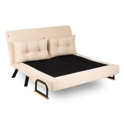 | Comfort En Stijl | Frame: Metaal | Stof: Polyester | Afmetingen: 133x78x78cm | Om Te Bouwen Tot Bed | Crème -Songmics Winkel 859FTN1275 20 203 c672