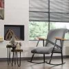 Stijlvolle En Comfortabele Schommelstoel | Grijs | 100% Metalen Frame