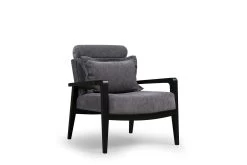 Hilena Wing Chair | Beukenhouten Frame | Polyester | Grijs -Songmics Winkel 859FTN1739 20 205 4a8f