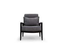 Hilena Wing Chair | Beukenhouten Frame | Polyester | Grijs -Songmics Winkel 859FTN1739 4 9c4f