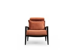 Hilena Wing Chair | Beukenhouten Frame | 100% Polyester Stof | Kaneel -Songmics Winkel 859FTN1740 4 c233