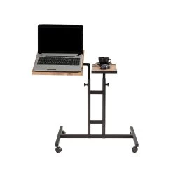 Laptoptafel Sapphire | 45,5 X 67 X 87 Cm | Metalen Frame | Kleur: Atlantic Pine Black -Songmics Winkel 863SPH2813 20 206 8b2f