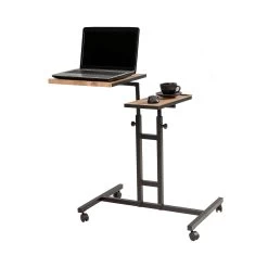 Laptoptafel Sapphire | 45,5 X 67 X 87 Cm | Metalen Frame | Kleur: Atlantic Pine Black -Songmics Winkel 863SPH2813 20 207 3c1b