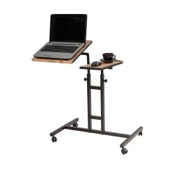 Laptoptafel Sapphire | 45,5 X 67 X 87 Cm | Metalen Frame | Kleur: Atlantic Pine Black -Songmics Winkel 863SPH2813 20 208 c295