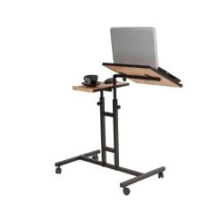 Laptoptafel Sapphire | 45,5 X 67 X 87 Cm | Metalen Frame | Kleur: Atlantic Pine Black -Songmics Winkel 863SPH2813 20 209 c560