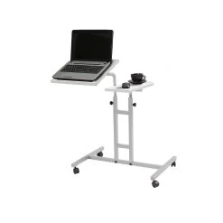 Laptoptafel Sapphire | 45,5 X 67 X 87 Cm | Metalen Frame | Kleur: Wit -Songmics Winkel 863SPH2817 20 207 3ec0
