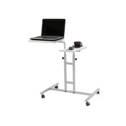 Laptoptafel Sapphire | 45,5 X 67 X 87 Cm | Metalen Frame | Kleur: Wit -Songmics Winkel 863SPH2817 20 208 4679