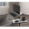 Laptoptafel Sapphire | 45,5 X 67 X 87 Cm | Metalen Frame | Kleur: Wit-Zwart 1 Laptoptafel Sapphire | 45,5 X 67 X 87 Cm | Metalen Frame | Kleur: Wit-Zwart -Songmics Winkel 863SPH2821 20 201 4443