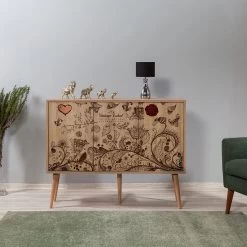 Vella Console | 18 Mm Dik | Haagbeukenhouten Poten | Metalen En Touwgrepen -Songmics Winkel 863SPH3424 20 202 a7f3