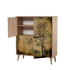 Multifunctionele Kast Vella | MELAMINE | 18mm | Haagbeukenhouten Poten -Songmics Winkel 863SPH3934 20 207 b5ce