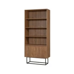 Boekenplank Sapphire | 100% Melamine Gecoat | Metalen Poten | Walnoot Zwart -Songmics Winkel 863SPH5109 20 203 cb81