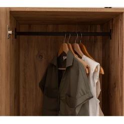 Saffier Melamine Gecoate Kledingkast | 18mm Dikte | Atlantic Pine 22 Saffier Melamine Gecoate Kledingkast | 18mm Dikte | Atlantic Pine -Songmics Winkel 863SPH5420 20 208 9c19