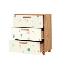 Vella Commode | 100% Gemelamineerd Spaanplaathout Van 18 Mm Dik | Bevestigbaar Aan De Muur | Kleur: Atlantic Pine (Wit) -Songmics Winkel 869VEL3481 20 203 bb3f