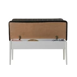 Bank Vella | 110 X 46 X 85 Cm | Linnen | Wit-Antraciet -Songmics Winkel 869VEL5151 20 203 a8b8