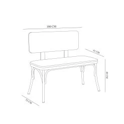 Zitbank Vella | 100 X 53 X 85 Cm | Kunstleer | Bruin 8 Zitbank Vella | 100 X 53 X 85 Cm | Kunstleer | Bruin -Songmics Winkel 869VEL8120 20 205 6dfc