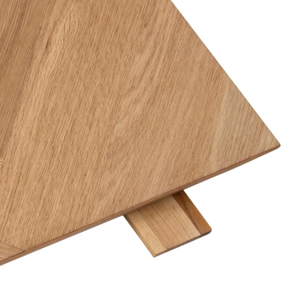 Verlengblad Brian 2st Eiken Geolied Visgraat 45x95x2.5cm 4 Verlengblad Brian 2st Eiken Geolied Visgraat 45x95x2.5cm - Afbeelding 2