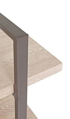 Wandrek Friso 90cm, 3 Planken - Bruin/eik Decor -Songmics Winkel 87179 detail 6467