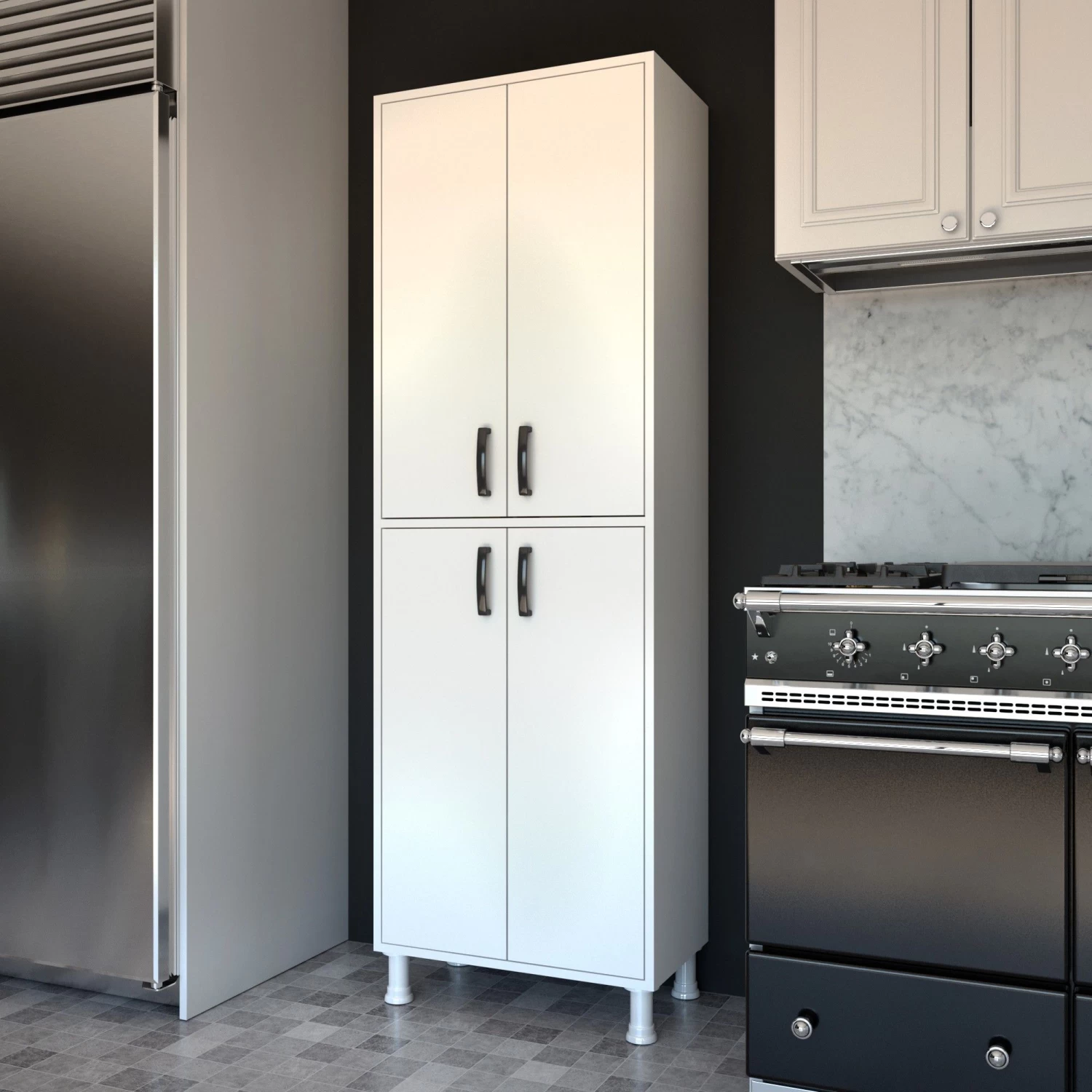 Locelso Multifunctionele Kast | 18mm Melamine | Wit 3 Locelso Multifunctionele Kast | 18mm Melamine | Wit