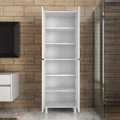 Locelso Multifunctionele Kast | 18mm Melamine | Wit 13 Locelso Multifunctionele Kast | 18mm Melamine | Wit -Songmics Winkel 893RAN4535 20 204 6826