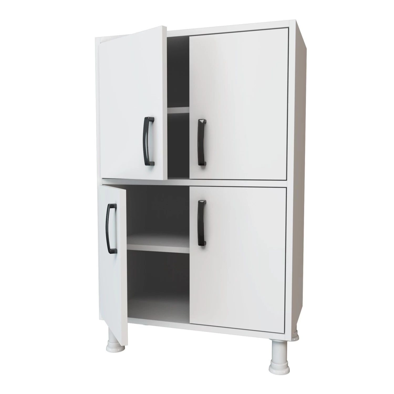 Locelso Multifunctionele Kast | 18mm | Wit 4 Locelso Multifunctionele Kast | 18mm | Wit - Afbeelding 2