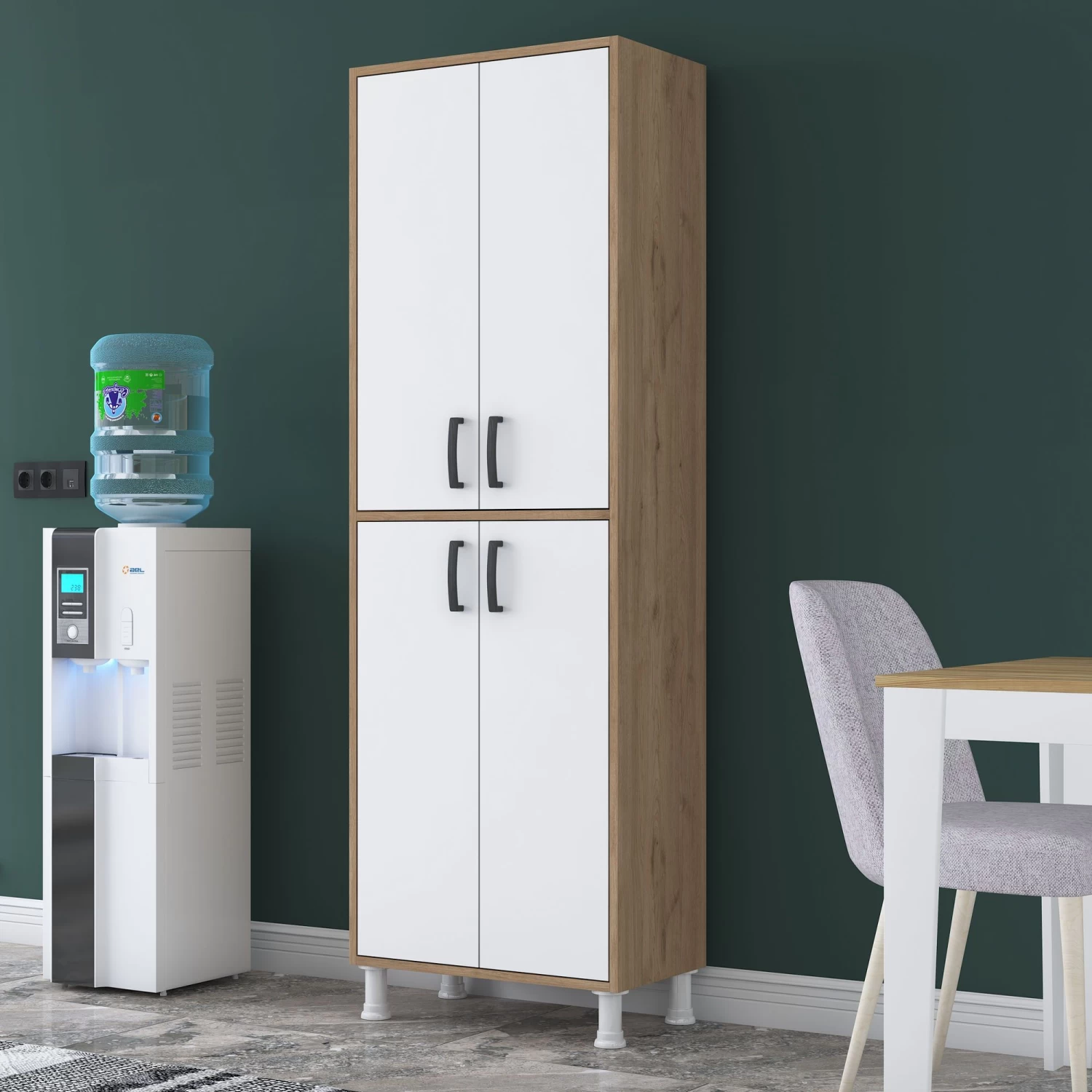 Locelso Multifunctionele Kast | 18 Mm Dik | Wit Eiken 10 Locelso Multifunctionele Kast | 18 Mm Dik | Wit Eiken - Afbeelding 8