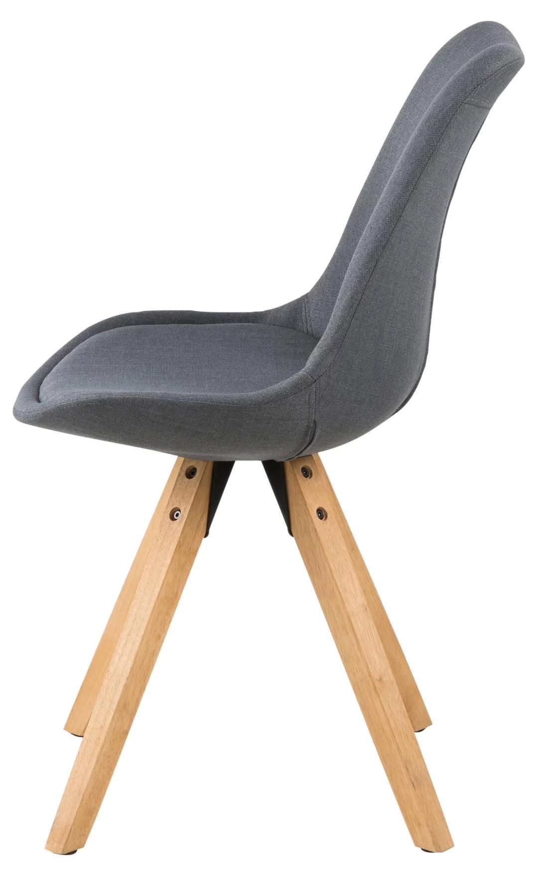 Eetkamerstoel Dimar - Donkergrijs 5 Eetkamerstoel Dimar - Donkergrijs - Afbeelding 3