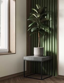 Bijzettafel Petra 55x55 Industrieel - Beton/zwart -Songmics Winkel 9000.629341 Petra 55 Concrete Pure Black 9 a96b