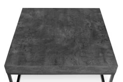 Salontafel Petra 75x75 Industrieel - Betonlook 17 Salontafel Petra 75x75 Industrieel - Betonlook -Songmics Winkel 9000.629358 Petra 75 Coffee Table Concrete Pure Black 4 f980