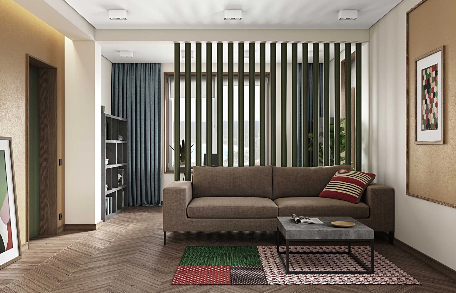 Salontafel Petra 75x75 Industrieel - Betonlook 11 Salontafel Petra 75x75 Industrieel - Betonlook - Afbeelding 9