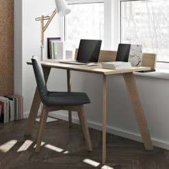 Bureau Loft 126cm - Eik/zwart