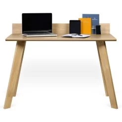 Bureau Loft 126cm - Eik/zwart -Songmics Winkel 9003.053481 Loft 3 3cbd