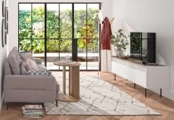 Bijzettafeltje Nillis ø40 Cm - Walnoot -Songmics Winkel 9003.629969 Nora Sofa Table Walnut 5 ea8e