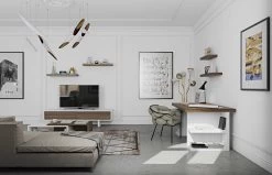 Legplank Balda 90cm - Walnoot 14 Legplank Balda 90cm - Walnoot -Songmics Winkel 9003.991950 Balda 90 Walnut 8 6c56