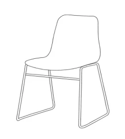 Stoel Marie - Bruin -Songmics Winkel 9045 b2d5