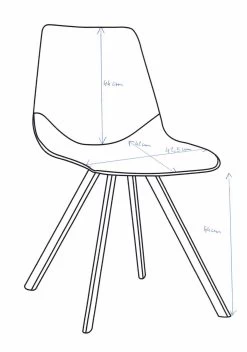 Stoel Norway - Zwart -Songmics Winkel 9085 1 2 562e