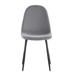 Eetkamerstoel Valeska Fluweel - Grijs -Songmics Winkel 9090 3 A 2e5e