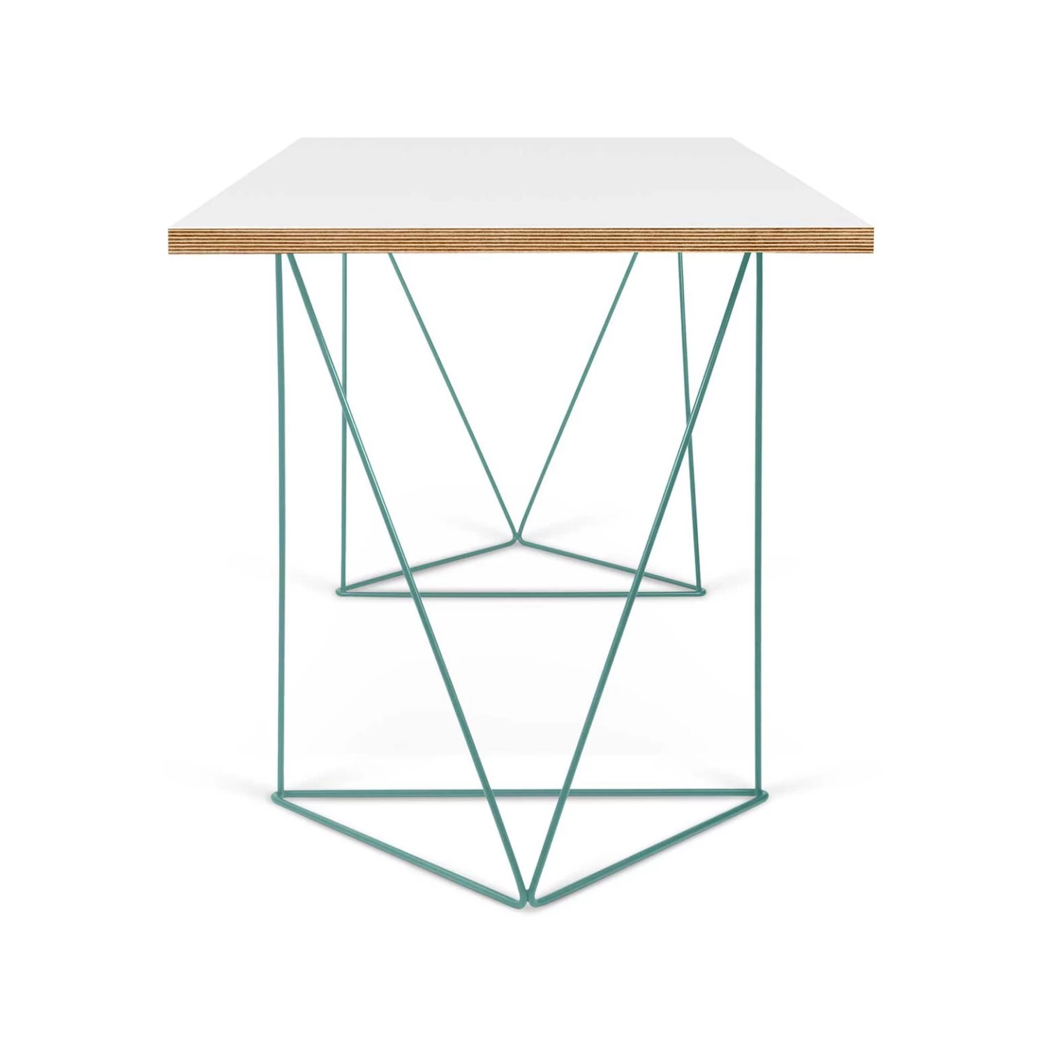 Bureau Flo - Wit/groene Pootjes 10 Bureau Flo - Wit/groene Pootjes - Afbeelding 8