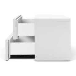 Nachtkastje Aurora 2 Laden - Wit -Songmics Winkel 9500.310263 Aurora Night Table White 5 1306