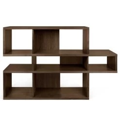 Boekenkast Lisbon 1 - Walnootfineer -Songmics Winkel 9500.314865 London 001 walnut walnut backs 1 53dd