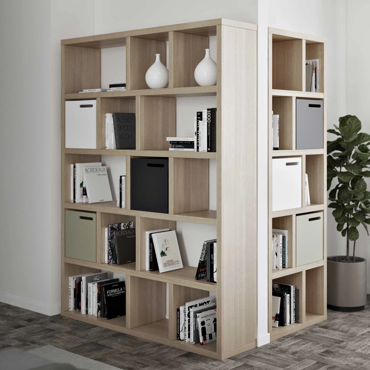 Opbergrek Berkeley 150 Cm 5 Niveaus - Eikfineer 3 Opbergrek Berkeley 150 Cm 5 Niveaus - Eikfineer